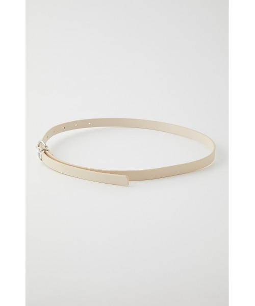 SLY（スライ）の「LEATHER THIN BELT レザー ベルト（ベルト・レディース・ブラック/アイボリー/ライトピンク・FREE）」の18枚目の写真