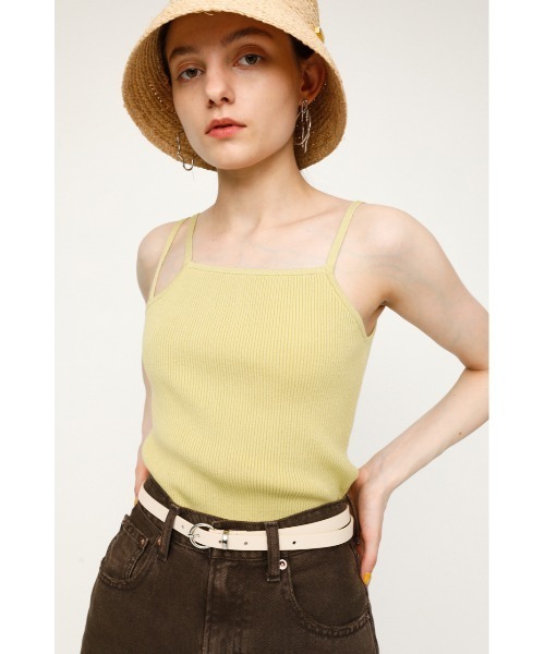 SLY（スライ）の「LEATHER THIN BELT レザー ベルト（ベルト・レディース・ブラック/アイボリー/ライトピンク・FREE）」の7枚目の写真