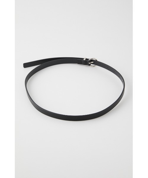 SLY（スライ）の「LEATHER THIN BELT レザー ベルト（ベルト・レディース・ブラック/アイボリー/ライトピンク・FREE）」の9枚目の写真