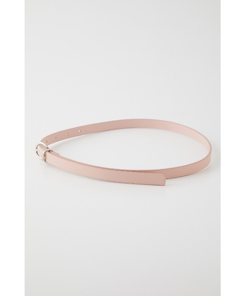 SLY（スライ）の「LEATHER THIN BELT レザー ベルト（ベルト・レディース・ブラック/アイボリー/ライトピンク・FREE）」の13枚目の写真
