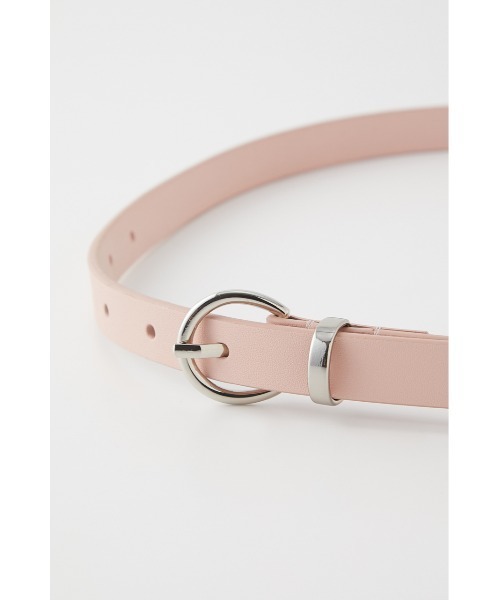 SLY（スライ）の「LEATHER THIN BELT レザー ベルト（ベルト・レディース・ブラック/アイボリー/ライトピンク・FREE）」の15枚目の写真