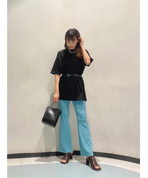 SLY（スライ）の「LEATHER THIN BELT レザー ベルト（ベルト・レディース・ブラック/アイボリー/ライトピンク・FREE）」の22枚目の写真