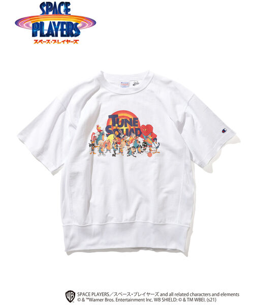 Champion（チャンピオン）の「Champion × BEAMS / 別注 SPACE PLAYERS Tee（Tシャツ/カットソー・メンズ・ホワイト/ブラック/ブラック系その他2・SMALL/MEDIUM/LARGE/X-LARGE）」の2枚目の写真