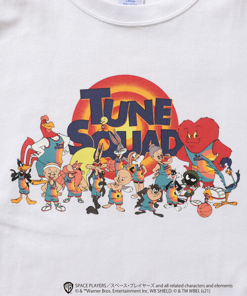 Champion（チャンピオン）の「Champion × BEAMS / 別注 SPACE PLAYERS Tee（Tシャツ/カットソー・メンズ・ホワイト/ブラック/ブラック系その他2・SMALL/MEDIUM/LARGE/X-LARGE）」の4枚目の写真