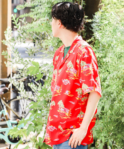 Carhartt（カーハート）の「carhartt　CARHARTT BEACH SHIRT（シャツ/ブラウス・メンズ・レッド・MEDIUM/LARGE）」の2枚目の写真