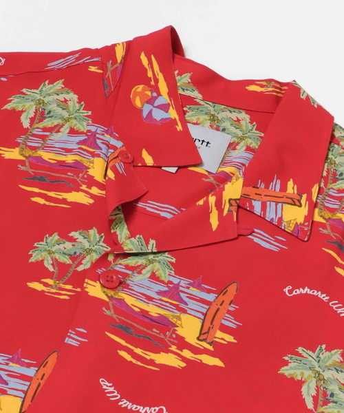 Carhartt（カーハート）の「carhartt　CARHARTT BEACH SHIRT（シャツ/ブラウス・メンズ・レッド・MEDIUM/LARGE）」の5枚目の写真
