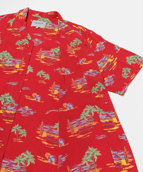 Carhartt（カーハート）の「carhartt　CARHARTT BEACH SHIRT（シャツ/ブラウス・メンズ・レッド・MEDIUM/LARGE）」の7枚目の写真