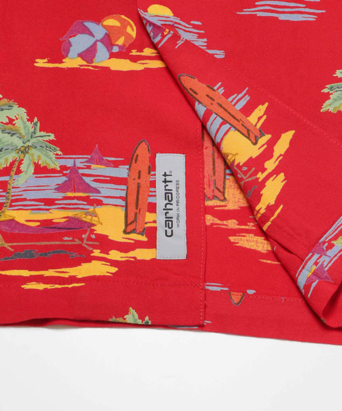 Carhartt（カーハート）の「carhartt　CARHARTT BEACH SHIRT（シャツ/ブラウス・メンズ・レッド・MEDIUM/LARGE）」の8枚目の写真