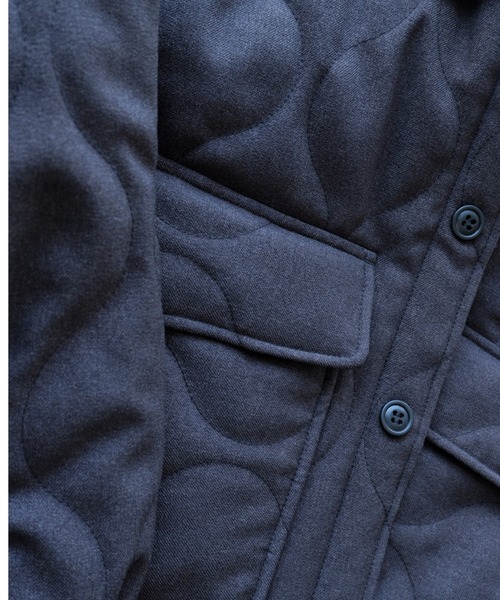 MANASTASH（マナスタッシュ）の「MANASTASH/マナスタッシュ　W's PADDING JKT　パディングジャケット（ブルゾン・レディース・チャコールグレー/ナチュラル・MEDIUM）」の9枚目の写真