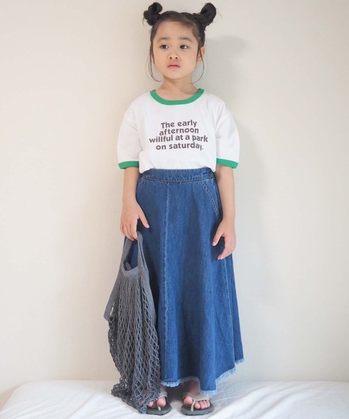 CIAOPANIC TYPY（チャオパニックティピー）の「【KIDS】【ZOZOTOWN限定】リンガープリントビッグTee（Tシャツ/カットソー・キッズ・ホワイト/グレー/チャコールグレー/ブラウン・SMALL/MEDIUM/LARGE/X-LARGE/XX-LARGE）」の22枚目の写真