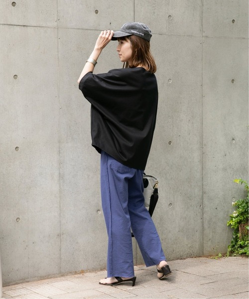 FRAMeWORK（フレームワーク）の「コクーンプルオーバー3◆（Tシャツ/カットソー・レディース・ホワイト/ブラック・FREE）」の21枚目の写真