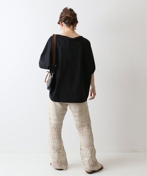 FRAMeWORK（フレームワーク）の「コクーンプルオーバー3◆（Tシャツ/カットソー・レディース・ホワイト/ブラック・FREE）」の5枚目の写真