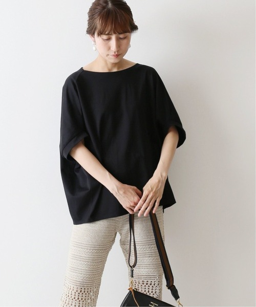 FRAMeWORK（フレームワーク）の「コクーンプルオーバー3◆（Tシャツ/カットソー・レディース・ホワイト/ブラック・FREE）」の6枚目の写真