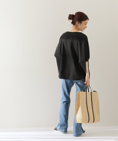 FRAMeWORK（フレームワーク）の「コクーンプルオーバー3◆（Tシャツ/カットソー・レディース・ホワイト/ブラック・FREE）」の14枚目の写真