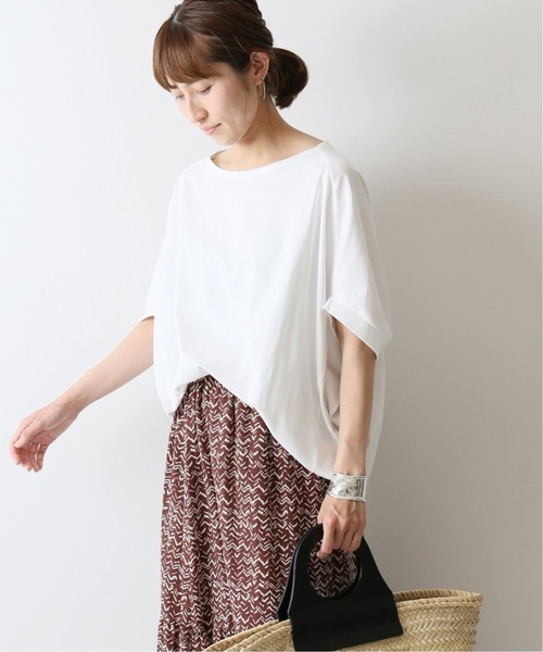 FRAMeWORK（フレームワーク）の「コクーンプルオーバー3◆（Tシャツ/カットソー・レディース・ホワイト/ブラック・FREE）」の17枚目の写真