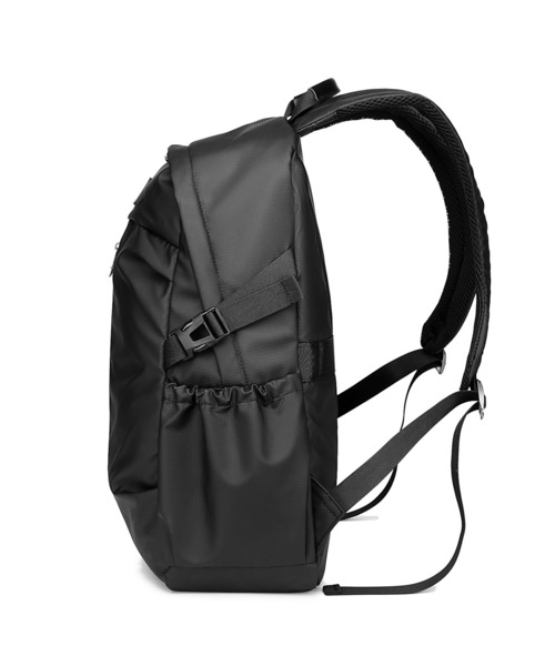 GUSCIO UOMO（グッシオ ウォーモ）の「【グッシオ ウォーモ】撥水ナイロンバックパック　センタファスナー　デイパック リップストップ　本革付属（バックパック/リュック・メンズ・ブラック/グレー/ライトグレー/ネイビー・FREE）」の11枚目の写真