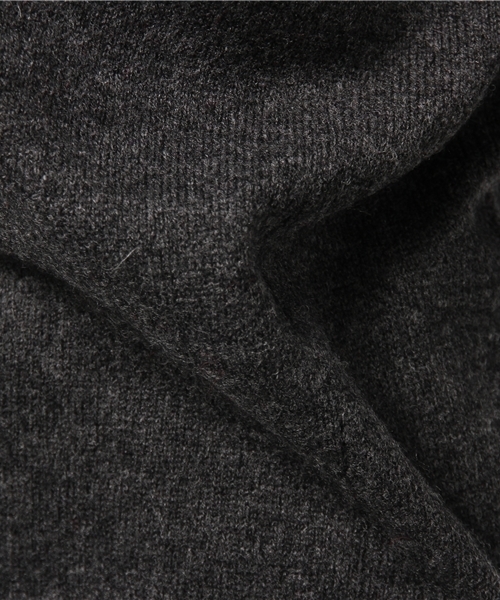 FIGARO Paris（フィガロパリ）の「◆9G天竺アイレット入り クループルオーバー（ニット/セーター・レディース・チャコールグレー/パープル/レッド・FREE）」の10枚目の写真