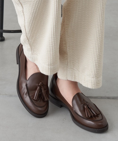 極美品✨stilmoda タッセル ローファー ダークブラウン 23.5 STILMODA（スティルモーダ）の「【stilmoda/スティルモーダ