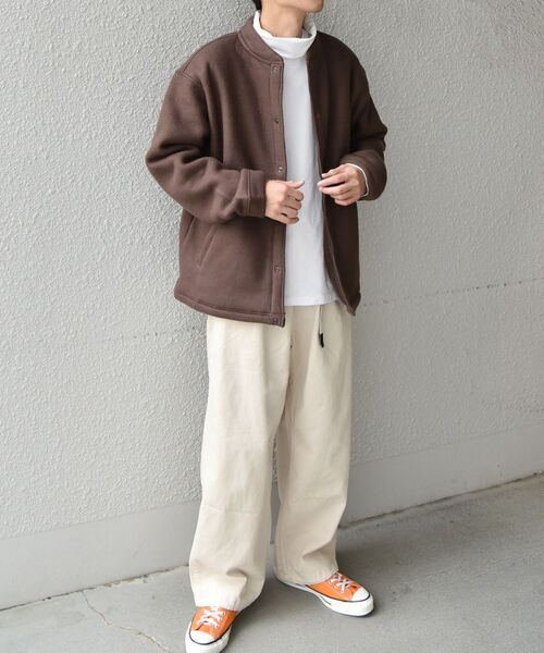 Gramicci（グラミチ）の「【SHIPS any別注】GRAMiCCi: オールシーズン コットンツイル スーパー ワイド パンツ◇（その他パンツ・メンズ・ブラック/ベージュ/オリーブ/ナチュラル・SMALL/MEDIUM/LARGE/X-LARGE）」の5枚目の写真