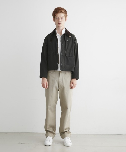 Barbour(バブアー)の「SPEY WAXED COTTON(ブルゾン・メンズ・セージグリーン/ブラック・M/XS/XL/S/L)」の3枚目の写真