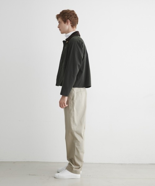 Barbour(バブアー)の「SPEY WAXED COTTON(ブルゾン・メンズ・セージグリーン/ブラック・M/XS/XL/S/L)」の4枚目の写真