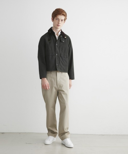 Barbour(バブアー)の「SPEY WAXED COTTON(ブルゾン・メンズ・セージグリーン/ブラック・M/XS/XL/S/L)」の6枚目の写真