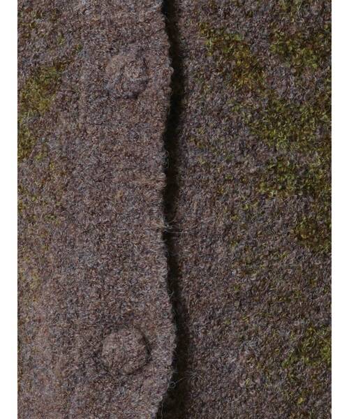 merry jenny（メリージェニー）の「garden knit cardigan（カーディガン/ボレロ・レディース・グレー/チャコールグレー/グリーン/パープル・FREE）」の7枚目の写真