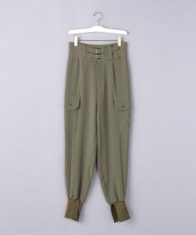 EZUMi | ＜EZUMi（エズミ）＞ベルテッド リブ パンツ(その他パンツ)