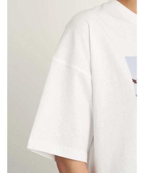 earth music&ecology（アースミュージックアンドエコロジー）の「エモーショナルフォトプリントTシャツ ＊（Tシャツ/カットソー・レディース・アイボリー/イエロー/サックスブルー/ブラック・FREE）」の17枚目の写真