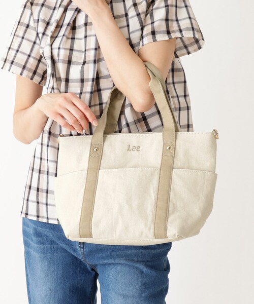 DRESKIP（ドレスキップ）の「◆【Lee別注】2WAYトート（トートバッグ・レディース・ブラック/グレー/ブルー/ベージュ・00）」の10枚目の写真