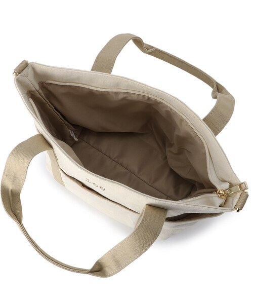 DRESKIP（ドレスキップ）の「◆【Lee別注】2WAYトート（トートバッグ・レディース・ブラック/グレー/ブルー/ベージュ・00）」の5枚目の写真