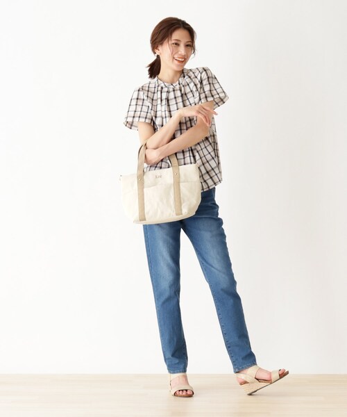 DRESKIP（ドレスキップ）の「◆【Lee別注】2WAYトート（トートバッグ・レディース・ブラック/グレー/ブルー/ベージュ・00）」の15枚目の写真