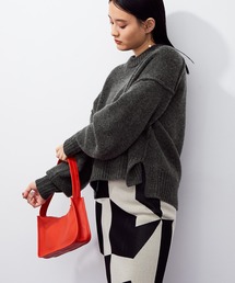 ADAM ET ROPE' | 【一部カラーセットアップ対応】タスマニアウールクロップドプルオーバー(ニット/セーター)