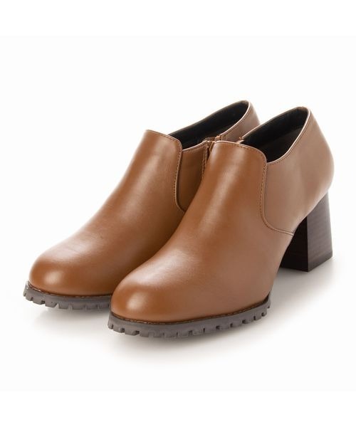 Fin（フィン）の「タンクソールショートブーティー（ブーツ・レディース・ブラック/キャメル・23.5cm/22.5cm/24.5cm/23cm/24cm/25cm）」の8枚目の写真