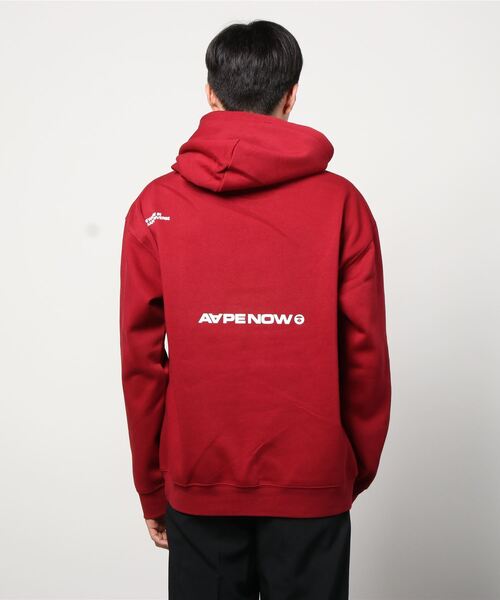 AAPE BY A BATHING APE(エーエイプバイアベイシングエイプ)の「AAPE NOW HOODIE(パーカー・メンズ・グレー系その他3/ブラック/ベージュ系その他3/カーキ/ブラウン系その他2/バーガンディー/イエロー系その他/ホワイト/ヘザーグレー/ターコイズブルー/ピンク/パープル系その他2・LARGE/MEDIUM/SMALL/XX-LARGE/X-LARGE)」の14枚目の写真
