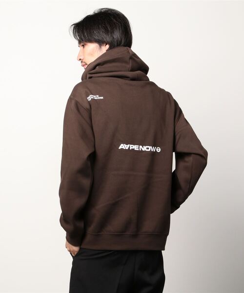 AAPE BY A BATHING APE(エーエイプバイアベイシングエイプ)の「AAPE NOW HOODIE(パーカー・メンズ・グレー系その他3/ブラック/ベージュ系その他3/カーキ/ブラウン系その他2/バーガンディー/イエロー系その他/ホワイト/ヘザーグレー/ターコイズブルー/ピンク/パープル系その他2・LARGE/MEDIUM/SMALL/XX-LARGE/X-LARGE)」の13枚目の写真