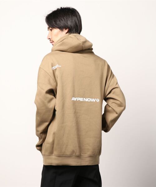 AAPE BY A BATHING APE(エーエイプバイアベイシングエイプ)の「AAPE NOW HOODIE(パーカー・メンズ・グレー系その他3/ブラック/ベージュ系その他3/カーキ/ブラウン系その他2/バーガンディー/イエロー系その他/ホワイト/ヘザーグレー/ターコイズブルー/ピンク/パープル系その他2・LARGE/MEDIUM/SMALL/XX-LARGE/X-LARGE)」の22枚目の写真