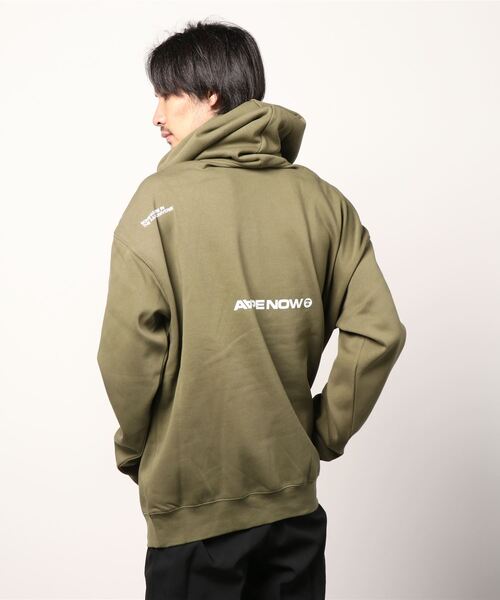 AAPE BY A BATHING APE(エーエイプバイアベイシングエイプ)の「AAPE NOW HOODIE(パーカー・メンズ・グレー系その他3/ブラック/ベージュ系その他3/カーキ/ブラウン系その他2/バーガンディー/イエロー系その他/ホワイト/ヘザーグレー/ターコイズブルー/ピンク/パープル系その他2・LARGE/MEDIUM/SMALL/XX-LARGE/X-LARGE)」の18枚目の写真
