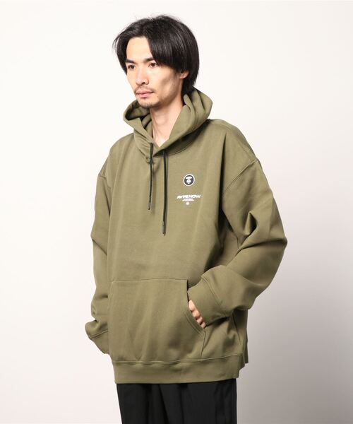AAPE BY A BATHING APE(エーエイプバイアベイシングエイプ)の「AAPE NOW HOODIE(パーカー・メンズ・グレー系その他3/ブラック/ベージュ系その他3/カーキ/ブラウン系その他2/バーガンディー/イエロー系その他/ホワイト/ヘザーグレー/ターコイズブルー/ピンク/パープル系その他2・LARGE/MEDIUM/SMALL/XX-LARGE/X-LARGE)」の21枚目の写真