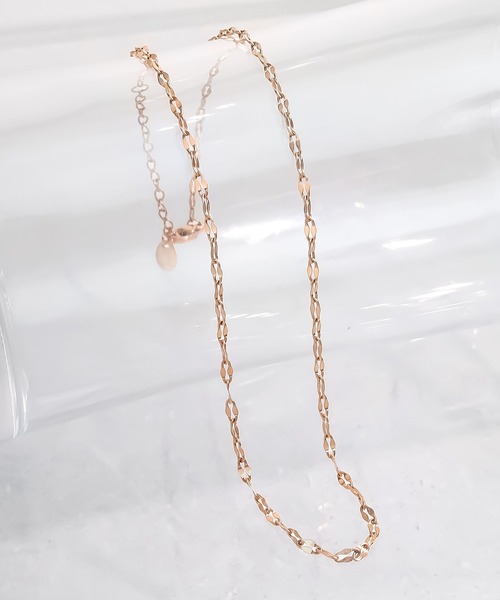 blackdia ocean(ブラックダイヤオーシャン)の「blackdia ocean ペタルチェーンネックレス(ネックレス・レディース・シルバー/ピンクゴールド/ゴールド・55cm/60cm/45cm/50cm/40cm)」の3枚目の写真