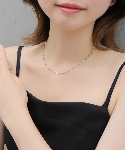 blackdia ocean(ブラックダイヤオーシャン)の「blackdia ocean ペタルチェーンネックレス(ネックレス・レディース・シルバー/ピンクゴールド/ゴールド・55cm/60cm/45cm/50cm/40cm)」の10枚目の写真