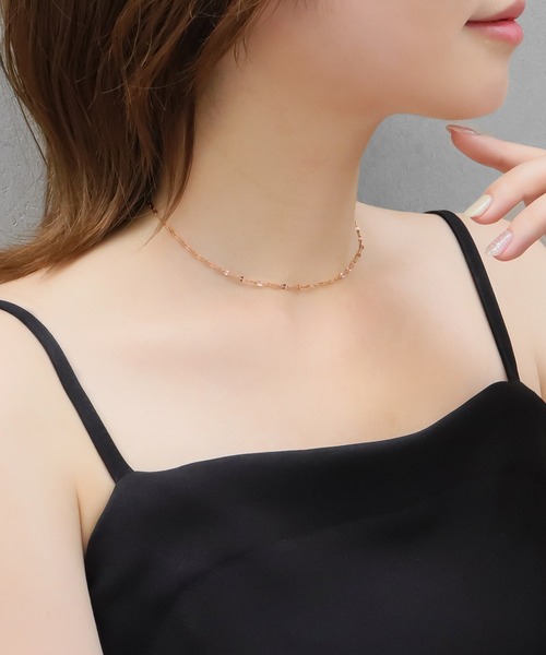 blackdia ocean(ブラックダイヤオーシャン)の「blackdia ocean ペタルチェーンネックレス(ネックレス・レディース・シルバー/ピンクゴールド/ゴールド・55cm/60cm/45cm/50cm/40cm)」の14枚目の写真