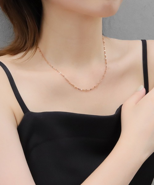 blackdia ocean(ブラックダイヤオーシャン)の「blackdia ocean ペタルチェーンネックレス(ネックレス・レディース・シルバー/ピンクゴールド/ゴールド・55cm/60cm/45cm/50cm/40cm)」の15枚目の写真
