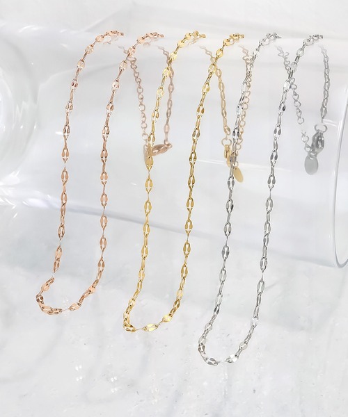 blackdia ocean(ブラックダイヤオーシャン)の「blackdia ocean ペタルチェーンネックレス(ネックレス・レディース・シルバー/ピンクゴールド/ゴールド・55cm/60cm/45cm/50cm/40cm)」の18枚目の写真