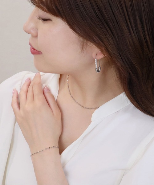 blackdia ocean(ブラックダイヤオーシャン)の「blackdia ocean ペタルチェーンネックレス(ネックレス・レディース・シルバー/ピンクゴールド/ゴールド・55cm/60cm/45cm/50cm/40cm)」の4枚目の写真
