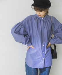 URBAN RESEARCH | ボリュームスリーブバンドカラーシャツ(シャツ/ブラウス)