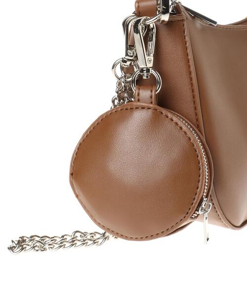 INGNI（イング）の「ラウンドポーチ付ハンドルバッグ（トートバッグ・レディース・ブラック/ブラウン・ONE SIZE）」の4枚目の写真