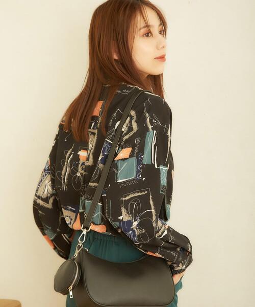 INGNI（イング）の「ラウンドポーチ付ハンドルバッグ（トートバッグ・レディース・ブラック/ブラウン・ONE SIZE）」の12枚目の写真