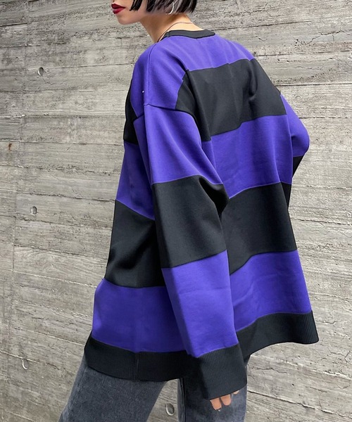 PAGEBOY（ページボーイ）の「ワイドボーダーニット（ニット