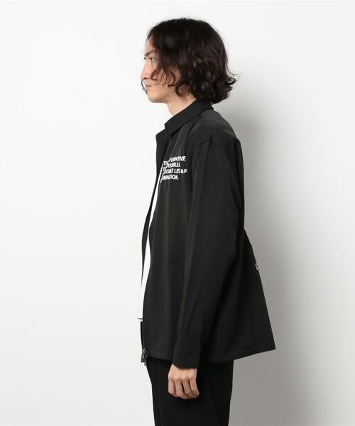 semantic design（セマンティックデザイン）の「セマンティックデザイン/semantic design バタフライ刺繍 長袖ビッグシャツアウター（シャツ/ブラウス・メンズ・レッド/ブルー・MEDIUM/LARGE）」の7枚目の写真